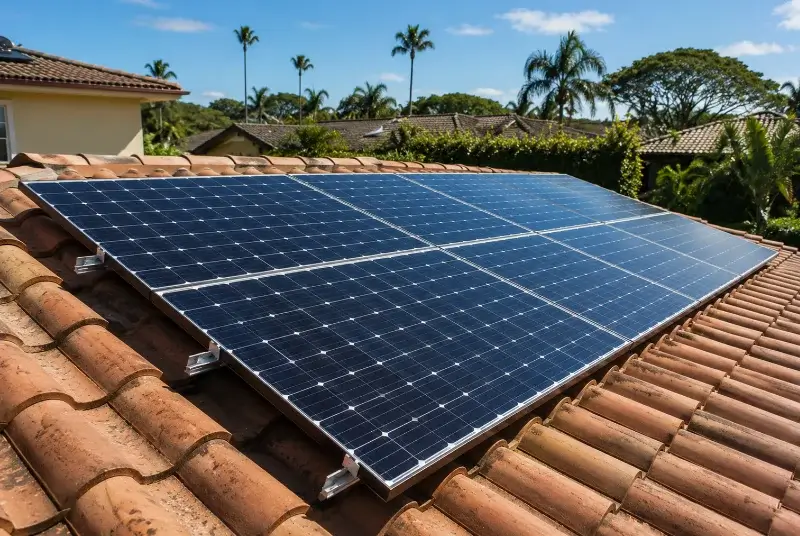 Installation de panneaux solaires à Prin-Deyrançon